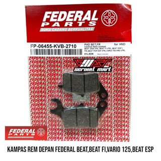 Federal ผ้าเบรคหน้า BEAT FI, FI, VARIO 125 FI