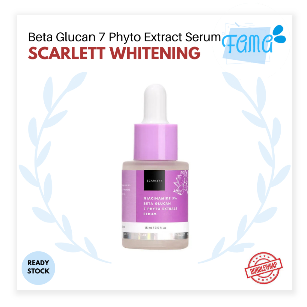Scarlett Whitening Niacinamide 5% Beta Glucan 7phyto เซรั่มสกัด