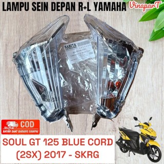 Soul Gt 125 ชุดไฟเลี้ยวด้านหน้าซ้ายขวา สีฟ้า 2SX