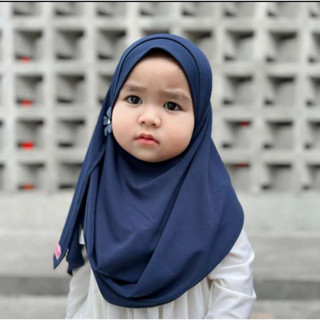 ซากุระ ทันที พาสมีนา ฮิญาบสําหรับเด็ก แค่ ลื่น มัน ไม่มีแฮสเ…