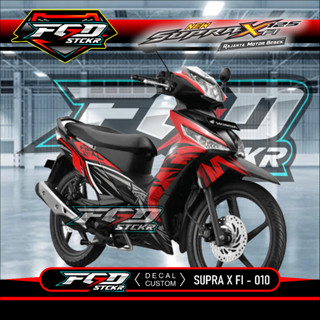 สติกเกอร์ ลายกราฟฟิค Supra X 125 Fi Modif Cool Supra X 125 Fi 010