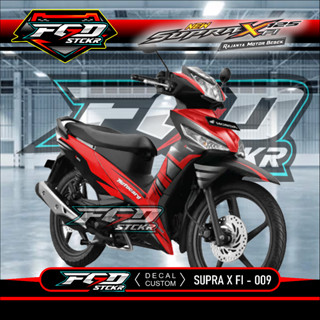 สติกเกอร์ ลายกราฟฟิค Supra X 125 Fi Modif Cool Supra X 125 Fi 009