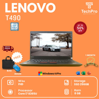 Laptop Lenovo Thinkpad T490 i5 Gen 8Th Ram 8 Ssd 256