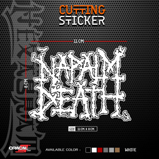 สติกเกอร์ตัด NAPALM DEATH Band | สติกเกอร์ตัดวง Napalm DEATH