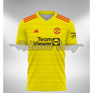 เสื้อกีฬาแขนสั้น ลายทีมผู้รักษาประตู GK 2023 2024