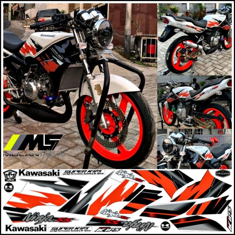 สติ๊กเกอร์รูปลอก Striping Variation Ninja SS 150 SE Special Limited Edition Ninja Ss 2010-2011-2012-