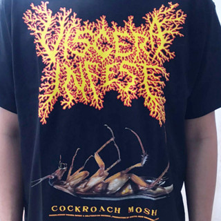 Viscera INFEST เสื้อยืด ลายแมลงสาบ