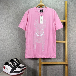 เสื้อยืด LIFEWORK BIG LADOK WHITE PINK