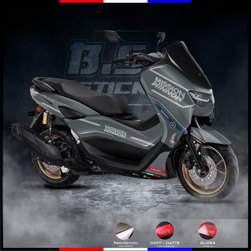 (CUSTOMIZED) New NMAX FULL BODY Decal Sticker with Mission Winnow Motif