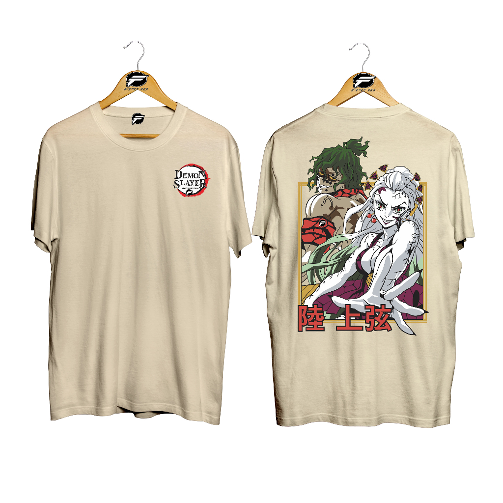 เสื้อยืดอนิเมะ Fpc Id Gyutaro พร้อมหวีผ้าฝ้ายสังหารปีศาจ Daki 30s