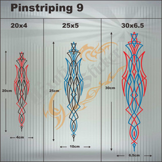 Pinstriping สติกเกอร์ตัดตัวรถมอเตอร์ไซค์ 9 ลิส