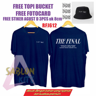 เสื้อยืด ลาย Kpop Agust D suga THE FINAL Free bucker Hat, Sticker, fotocard RFJ612