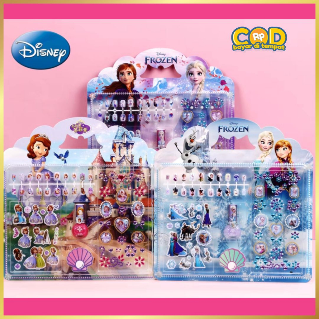 FAKE NAIL STICKER NAIL ART สําหรับ GIRLS HALAL SMALL NAIL POLISH PEEL OFF