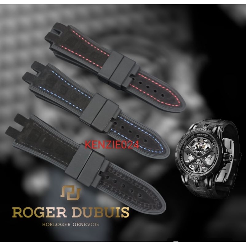 Roger DUSTIS Excalibur spider ROGER DUBUIS สายนาฬิการะดับพรีเมียม