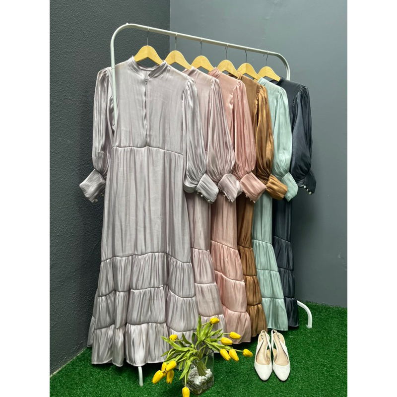 ELSA DRESS/ SHIMMER DRESS/KOREAN DRESS/KOREAN DRESS/MODERN GAMIS/BUSUI CLOTHES