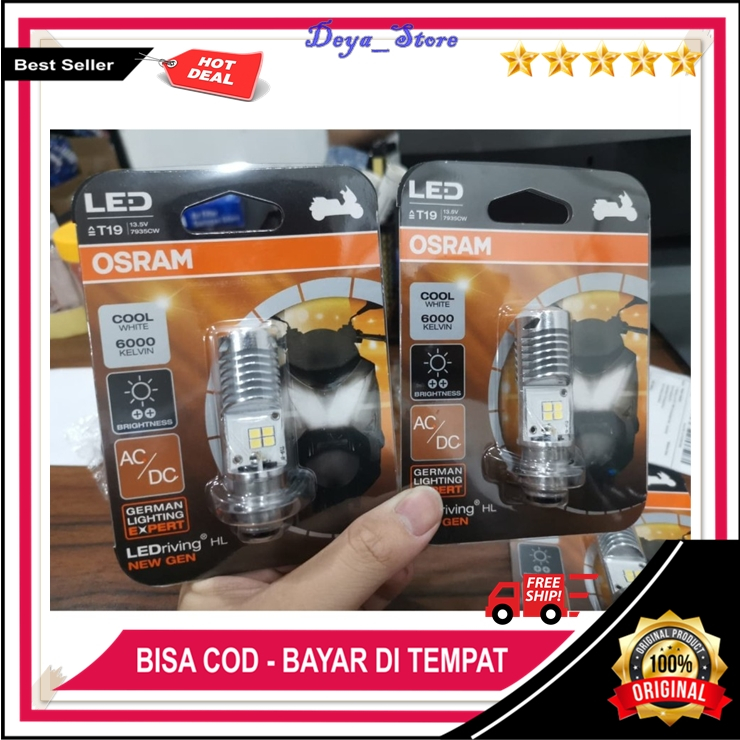 Original Osram ไฟ Led Osram t19 ไฟ Led Osram รถจักรยานยนต์ Honda Beat Fi Beat Pop Beat Street Beat E