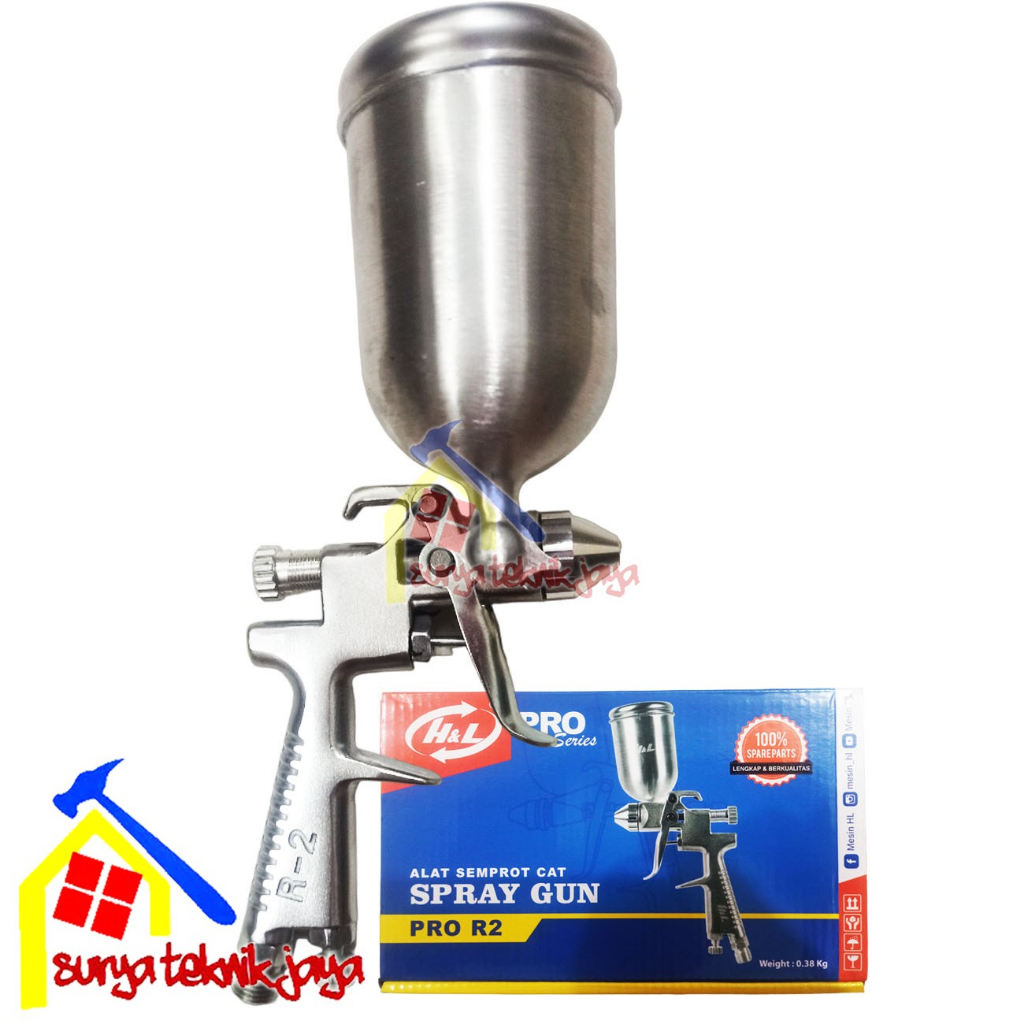 [Clearancewarehouse] H&L Sagola Spray Gun K2/R2 Top Tube - Spray Gun 400cc - เครื่องพ่นสี Duco - Spe