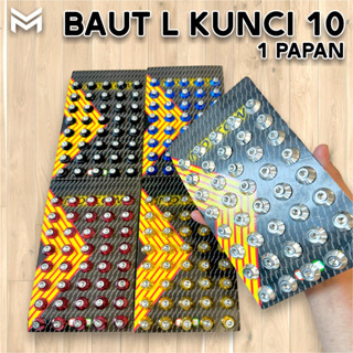 แหวนสลักเกลียว L+RING MONEL RING 10bolt 6 มม. CNC MONEL 40 ชิ้น Nmax aerox ฯลฯ