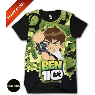 เสื้อยืด พิมพ์ลาย Ben 10 Alien Force 3 มิติ