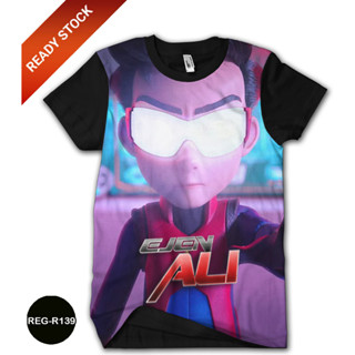 Ejen Ali เสื้อยืด ลายการ์ตูนแอนิเมชั่นทีวี 3D สําหรับเด็ก REG-R139