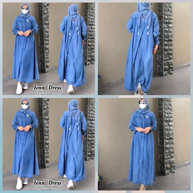 Zara MIDI JEANS DRESS CROSS IMPORTED