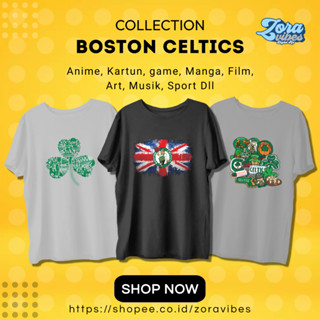 เสื้อยืด ลายบาสเก็ตบอล Nba Boston Celtics