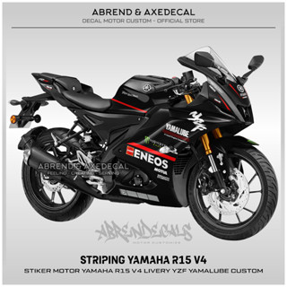 สติกเกอร์กราฟฟิค R15 V4 YZF YAMALUBE ENEOS สําหรับติดตกแต่งรถจักรยานยนต์ YAMAHA R15 V4 R15M