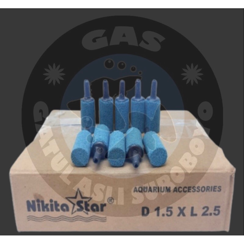 Nikita airstone / หินเติมอากาศ Nikita / หินเบรกเกอร์ฟอง ยี่ห้อ Nikita D1.ล2