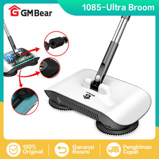 GM Bear Sapu Lantai Otomatis 1085 - Ultra Broom Sapu Lantai Anti Rontok Sapu Pengki