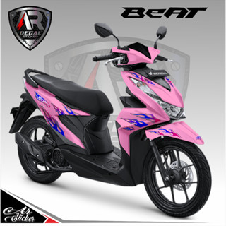 สติกเกอร์รูปลอก แบบเต็มตัว BEAT FI NEW 2020 2023 Deluxe STREET - Dekal Sticker BEAT STREET 2020 2023 D5 011