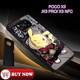 [CS59] เคส Tpu เคลือบเงา สําหรับ XIAOMI POCO X3 | X3 PRO|X3 NFC | Poco X3 GT |เคสลายโปเกม่อน HD ประดับกลิตเตอร์| เคสร่วมสมัย คุณภาพดี |Xingshop