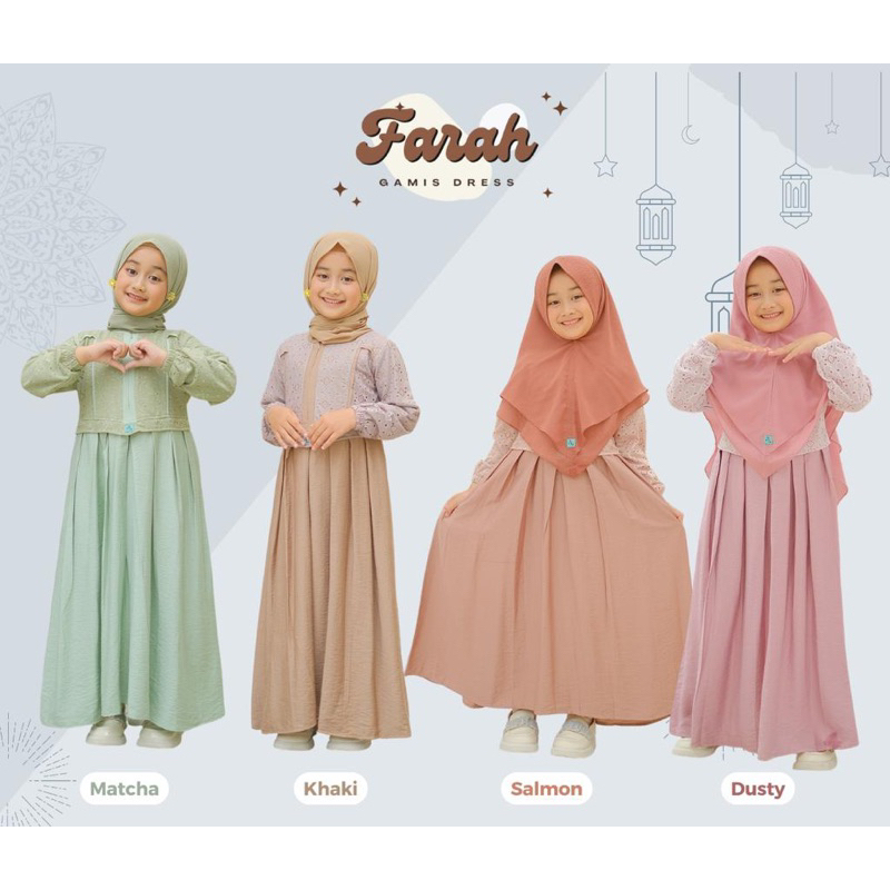 Gamis FARAH (เด็ก,junior,teen) A2KIDS