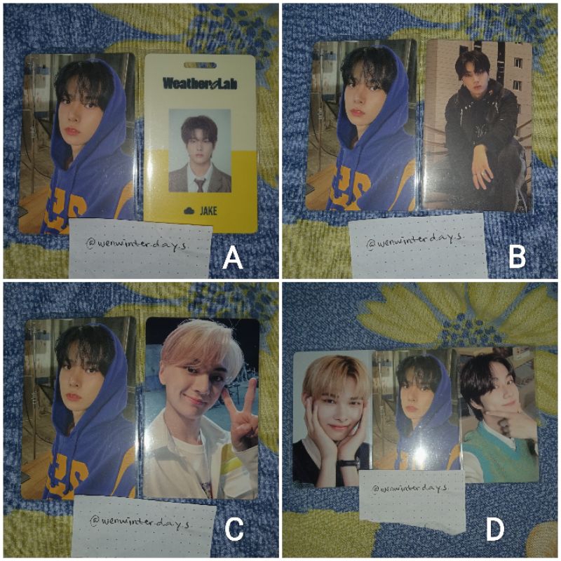 ENHYPEN PHOTOCARD JUNGWON HESEUNG JAKE JAY GROUP JW HEE ENNIV CHARYBDIS CHARY REG REG ID CARD SG 22 
