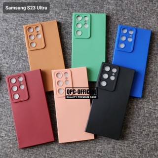 เคส Samsung S23 ultra Case Pro เคสกล้อง บาง สีดําด้าน ซิลิโคน เคสสี Samsung S23 ultra