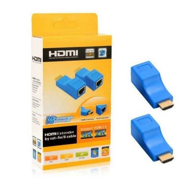 HDMI to LAN HDMI to LAN Converter HDMI to LAN Adapter Extender Adapter RJ45 Female to HDMI Male HDMI