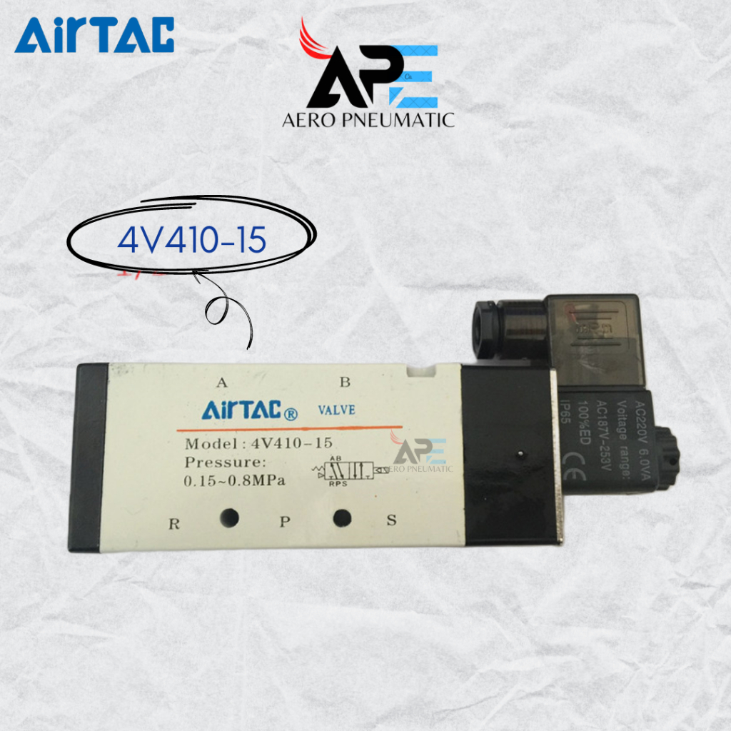 โซลินอยด์วาล์ว AIRTAC 4V410-15