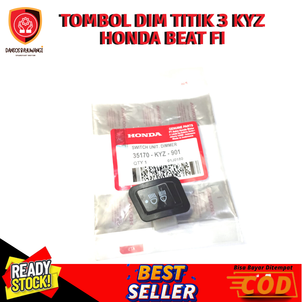 TOMBOL ปุ่มหรี่สามจุด beat fi, Vario 125, Vario LED 35170-KYZ-901 Dot3