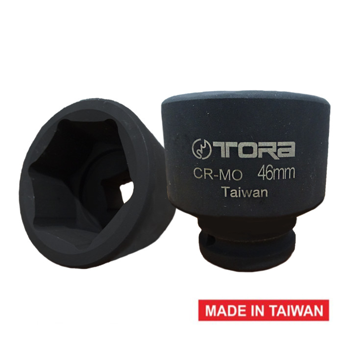 MATA TORA Black Socket Bit 46 MM 3/4 DR 6 PT - ซ็อกเก็ตผลกระทบ - TAIWAN