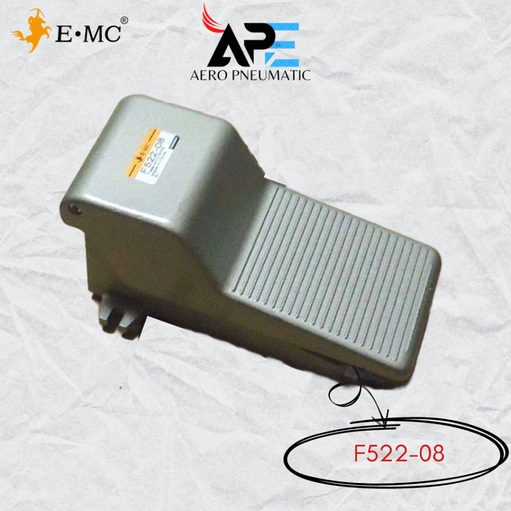 EMC F522-08 / 4F210-08 PNEUMATIC FOOT VALVE เกลียว 1/4"