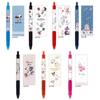 Uni Jetstream ปากกาลูกลื่น Snoopy Sanrio Moomin Little My Tom &amp; Jerry 0.5 มม. รุ่นลิมิเต็ด