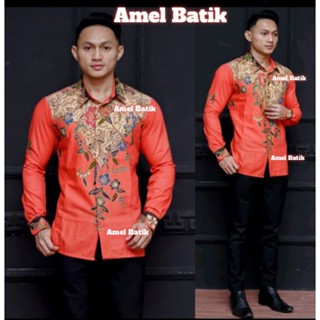 เสื้อเชิ้ตแขนยาว ผ้าบาติก สําหรับผู้ชาย
