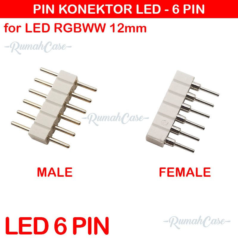 ซ็อกเก็ต 6 พินชายหญิงสมาร์ท LED strip light connector Fantech BARDI wiz bosman phillips 6pin