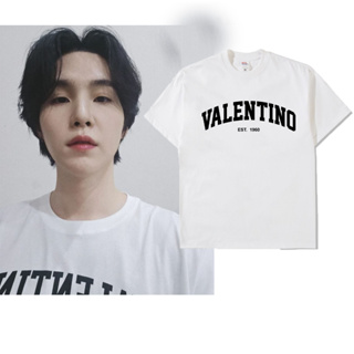 เสื้อยืดแขนสั้น พิมพ์ลาย Bangtan SG valentino 1960s สําหรับผู้ชาย