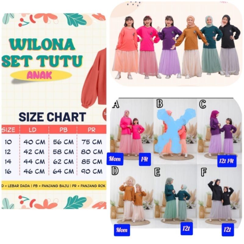 WILONA SET TUTU by Style Me