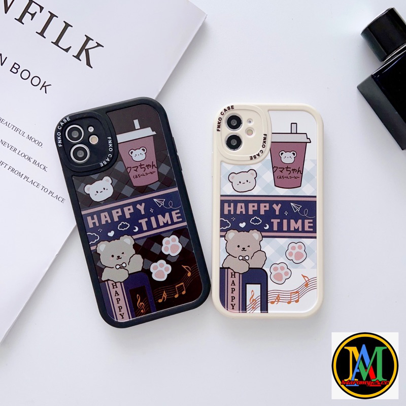 M018 M019 SOFT CASE CUTE HAPPY TIME VIVO Y20 Y20i Y20S Y12S Y12 Y15 Y17 Y16 Y22 Y22S Y35 2022 Y02 20