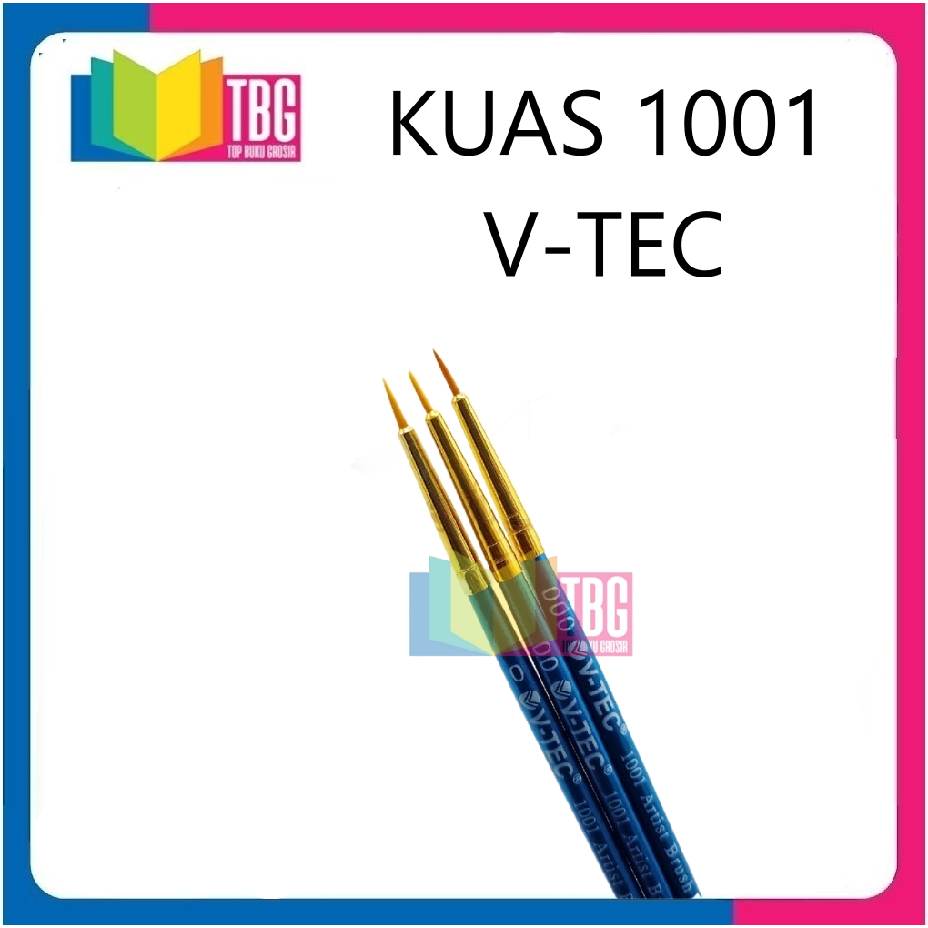 1 ชิ้น 1001 V-TEC BRUSH / PAINTING BRUSH / V-TEC BRUSH