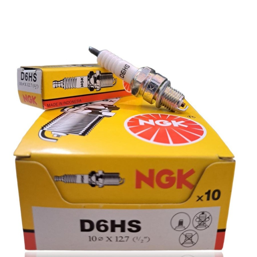 หัวเทียน D6HS/D6HA NGK รถจักรยานยนต์ Honda C90 C 90 D6 HS Big Drat เป็ด S90 S90Z 90ZD6HS
