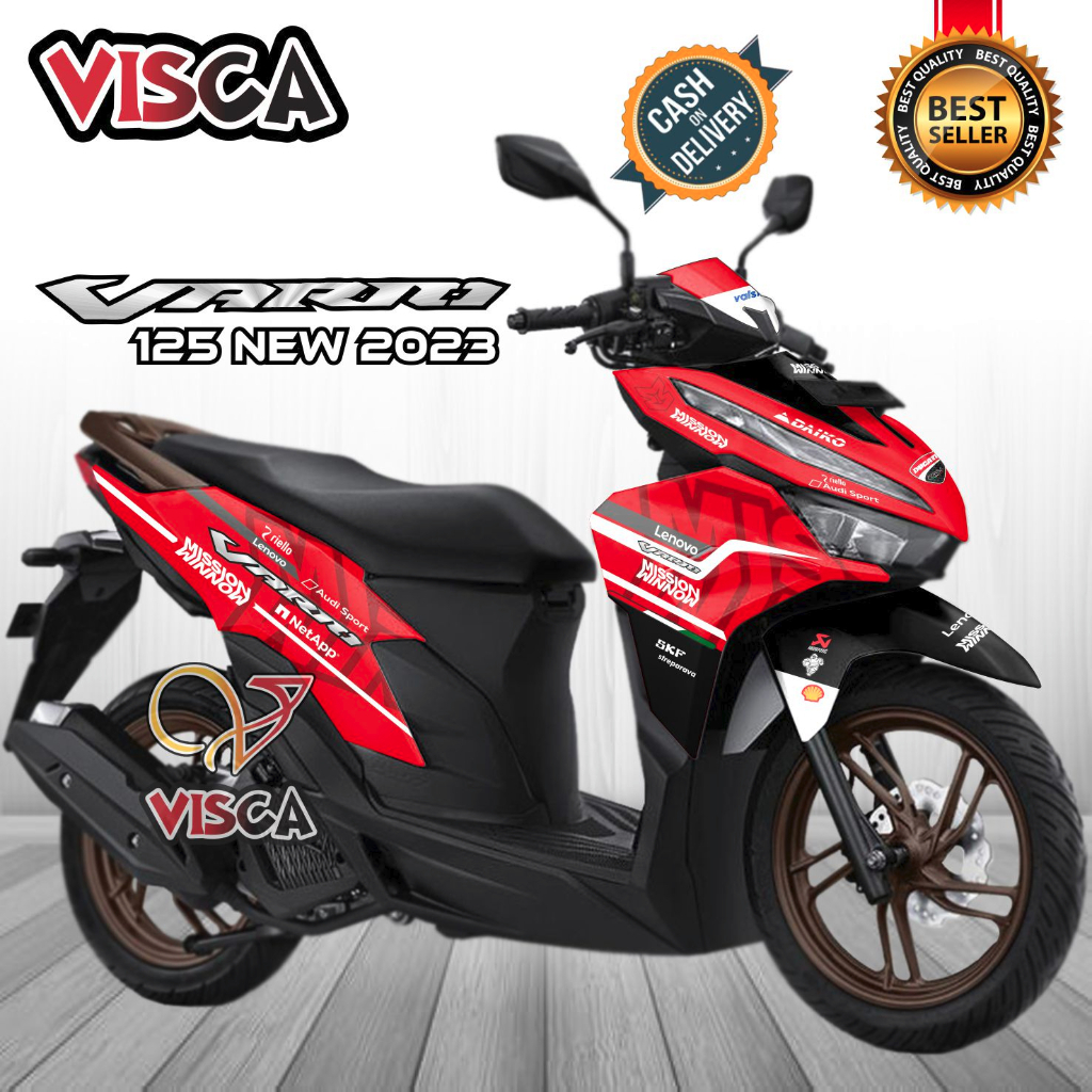 รูปลอก Vario 125 ใหม่ 2023 Striping Vario 125 ใหม่ 2023 สติกเกอร์ Vario 125 ภารกิจ Variation Winnow