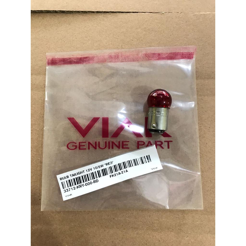 MERAH VIAR KARYA 150 200 300 BIT RED REAR BRAKE LIGHT BULB [SBY] (33712-KRY-000-RD)