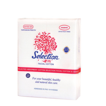 Selection Facial Cotton 35gr Beauty Cleansing Cotton สําลีเช็ดหน้า